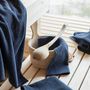 Autres linges de bain - Tapis de bain uni Etia Encre 54 x 110 - MAISON VIVARAISE - SDE VIVARAISE WINKLER