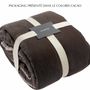 Throw blankets - Elise Knotted Dots Throw Blanket Perle 140 X 200 - MAISON VIVARAISE - SDE VIVARAISE WINKLER