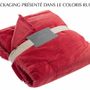Plaids - Plaid uni Fara Raisin 135 x 200 - MAISON VIVARAISE - SDE VIVARAISE WINKLER