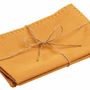 Napkins - Set of 2 recycled table napkins Delia Tournesol 41 X 41 - MAISON VIVARAISE - SDE VIVARAISE WINKLER