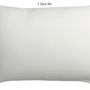 Linge de lit - Taie d'oreiller Linco Blanc 50 x 75 - MAISON VIVARAISE - SDE VIVARAISE WINKLER