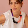 Jewelry - Impulse U Necklace - Bold abstract jewelry for the fearless - PAMELA COROMOTO