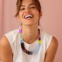 Jewelry - Impulse U Necklace - Bold abstract jewelry for the fearless - PAMELA COROMOTO