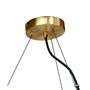 Hanging lights - Como brass ceiling lamp round with 5 domes - DYBERG LARSEN