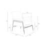 Armchairs - Upholstered armchair upholstered in grey cowhide leather - ANGEL CERDÁ