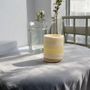Candlesticks and candle holders - Candle holder Kara Set of 2 - Alabaster Stone - handcrafted ecological - MAISON ZOE
