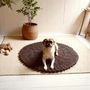 Tapis contemporains - Tapis en crochet Istanbul — Tapis monochrome fait main au design uniqu - MAISON ZOE