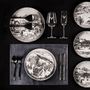 Assiettes de réception - Collection Vaisselle MEGEVE - ANGEL DES MONTAGNES ADM FRANCE
