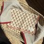 Tea towel - Blockprinted cotton slub tea towels - MAISON LILO