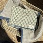 Tea towel - Blockprinted cotton slub tea towels - MAISON LILO