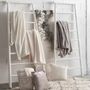 Throw blankets - Maxi throw Michka Neige 180 X 220 - MAISON VIVARAISE - SDE VIVARAISE WINKLER