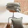 Coussins - Coussin uni Fara Thym 45 x 45 - MAISON VIVARAISE - SDE VIVARAISE WINKLER