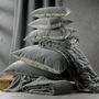 Coussins - Coussin uni Elise Vert de gris 30 x 50 - MAISON VIVARAISE - SDE VIVARAISE WINKLER