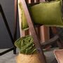 Throw blankets - Plain Fara Throw Eucalyptus 135 X 200 - MAISON VIVARAISE - SDE VIVARAISE WINKLER