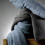 Bed linens - Tana Bed Throw Carbone 260 X 260 - MAISON VIVARAISE - SDE VIVARAISE WINKLER