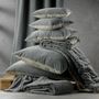 Coussins - Coussin UNI ELISE VERT DE GRIS 40 X 65 - MAISON VIVARAISE - SDE VIVARAISE WINKLER