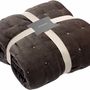 Bed linens - Elise Comforter Vert de gris 160 X 160 - MAISON VIVARAISE - SDE VIVARAISE WINKLER