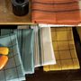 Dish towels - Karma Tea Towel Écru/Noir 55 X 75 - MAISON VIVARAISE - SDE VIVARAISE WINKLER