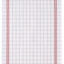 Dish towels - Carreaux Linen-Cotton Tea Towel Rouge 55 X 75 - MAISON VIVARAISE - SDE VIVARAISE WINKLER