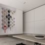 Outdoor blinds - Wall hanging • Openwork THE KNOT • Outdoors Indoors • Textile cords - SARAH ALOISI PARIS