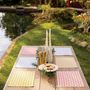 Table cloths - Recycled Coated Placemat Set Fatou Maïs 33 X 48 - MAISON VIVARAISE - SDE VIVARAISE WINKLER