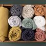 Bed linens - Calita Duvet Cover Marine 85 X 200 - MAISON VIVARAISE - SDE VIVARAISE WINKLER