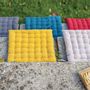 Chairs - Recycled Chair Cushion 36 Points Zea Tango 38 X 38 X 3 - MAISON VIVARAISE - SDE VIVARAISE WINKLER