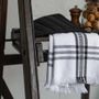 Potholders - Recycled Kitchen Glove and Pot Holder Jona Noir 15 X 30 - MAISON VIVARAISE - SDE VIVARAISE WINKLER