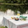 Table cloths - Recycled Tablecloth Erina Multico 170 X 300 - MAISON VIVARAISE - SDE VIVARAISE WINKLER