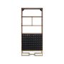 Bookshelves - Handcrafted mango wood bookcase with gilded legs - GINER Y COLOMER