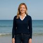 Apparel - Clarisse sweater - V-neck - Merino wool - SAINTE ARMURE