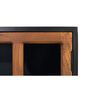 Sideboards - Sideboard with 2 glass doors and black metal structure - GINER Y COLOMER