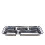 Tea and coffee accessories - Stainless steel food tray - MADAM STOLTZ