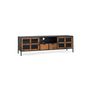TV stands - TV cabinet with 2 doors and 2 handmade glass drawers - GINER Y COLOMER