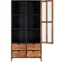 Sideboards - Showcase with 4 drawers and a glass door with metal structure - GINER Y COLOMER
