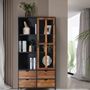 Sideboards - Showcase with 4 drawers and a glass door with metal structure - GINER Y COLOMER