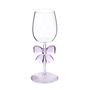 Other Christmas decorations - GLSS WINE GLASS W/BOW TT CLR/PNK 22,5CM - GOODWILL M&G