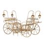 Other Christmas decorations - MET.OPEN DISPLAY CARRIAGE TT GLD 290CM 300kg - GOODWILL M&G