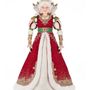 Autres décorations de Noël - REINE NOELLE NORTH P.CLAUS POUPÉE RD/WH 85CM - GOODWILL M&G