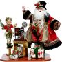 Other Christmas decorations - SANTA FAMILY MOVIES SCENE TT RD/BLK 38CM - GOODWILL M&G