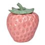 Other Christmas decorations - DOLOM.STRAWBERRY COOKIE JAR TT PNK/GRN 25CM - GOODWILL M&G