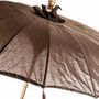Sunshades - Parasol in mindi wood off brown colour in 185x185x260 cm - VICAL