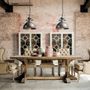 Sideboards - Sideboard in recycled pine wood off off white washed finish colour in - VICAL