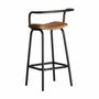 Stools - Stool in iron off brown colour in 52x49x90 cm - VICAL