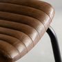 Stools - Stool in iron off brown colour in 52x49x90 cm - VICAL
