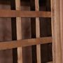 Wardrobe - Wardrobe in elm wood off brown colour in 120x55x210 cm - VICAL