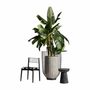 Other tables - Side table in mango wood off black colour in 38x38x48 cm - VICAL