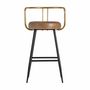 Stools - Stool in iron off brown colour in 51x50x89 cm - VICAL