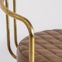 Stools - Stool in iron off brown colour in 51x50x89 cm - VICAL