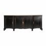 Buffets - Buffet en bois de manguier couleur noir cassé en 220x50x87 cm - VICAL